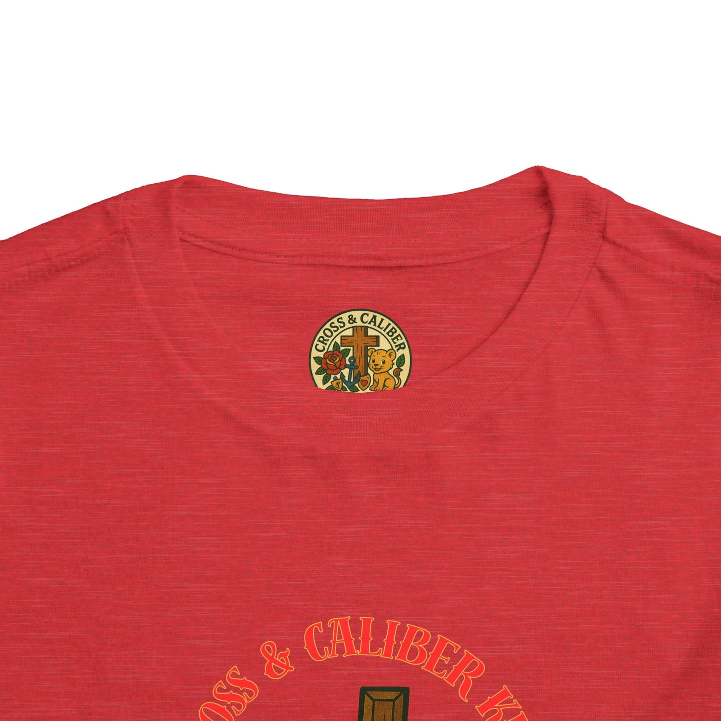 Bold as a Lion Toddler Tee - Cute Christian Graphic Shirt for Kids