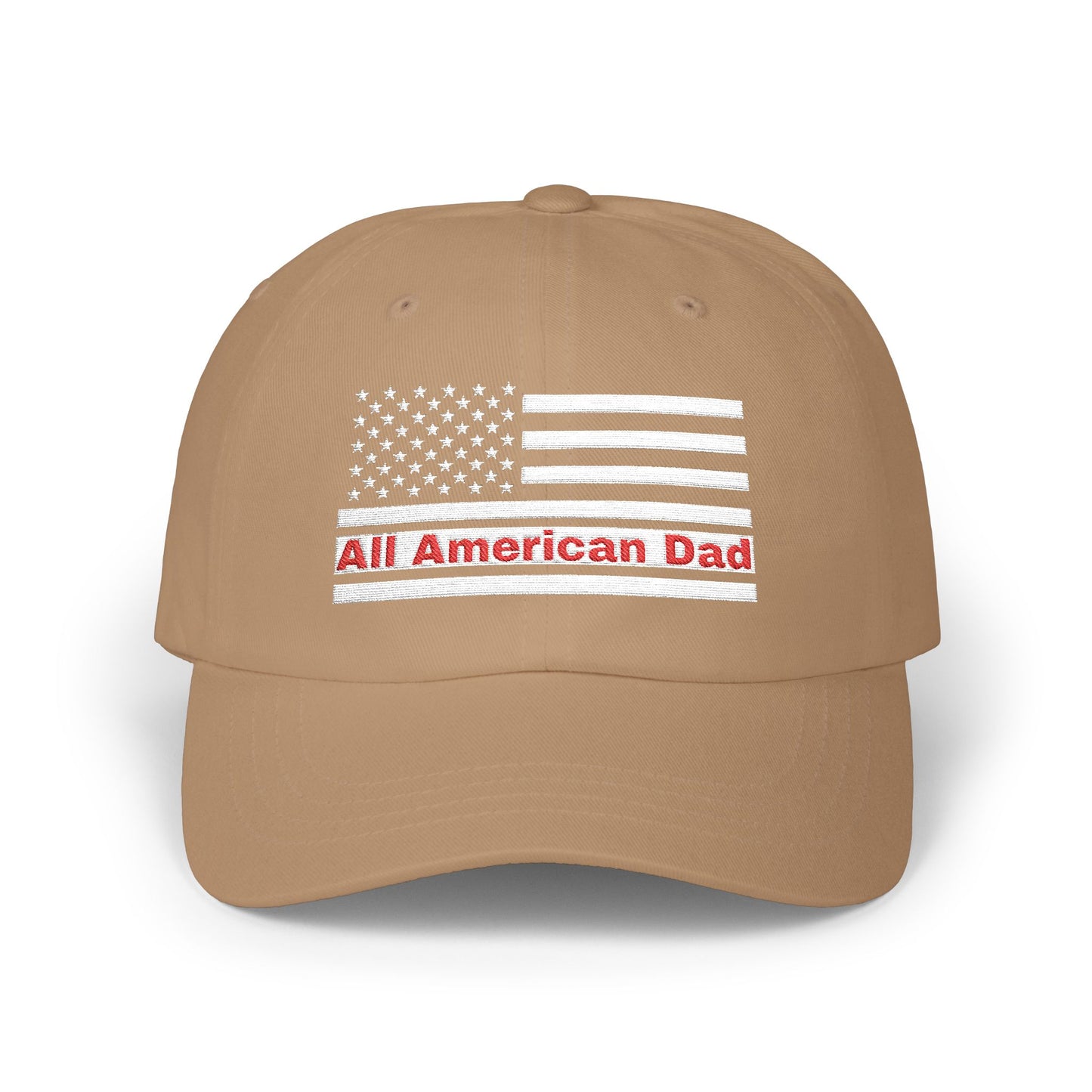 All American Dad Cap, Classic Dad Hat, Father’s Day Gift, Patriotic Cap, Everyday Wear, Casual Dad Style
