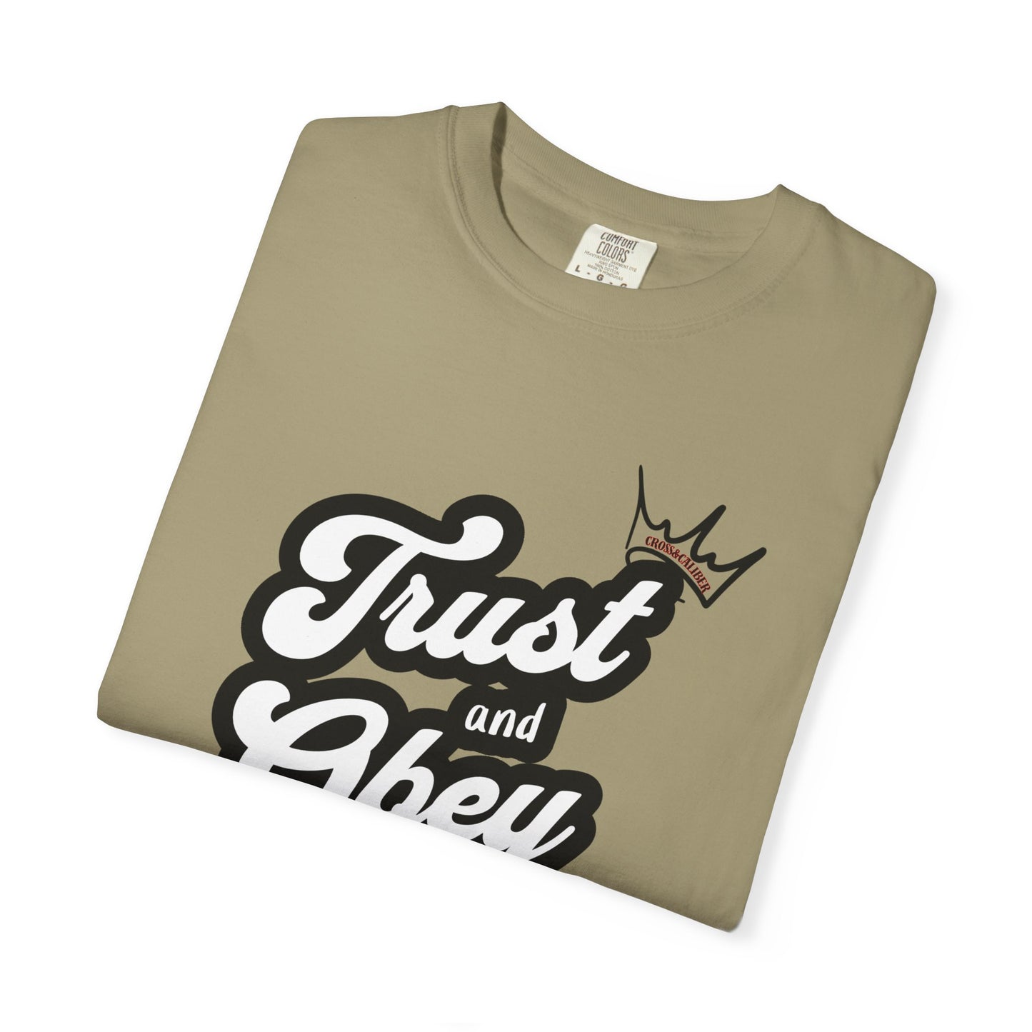 Unisex Vintage-Inspired Graphic T-Shirt - Trust and Obey, Casual Wear, Street Style, Gift for Him/Her, Unique Graphic Tee
