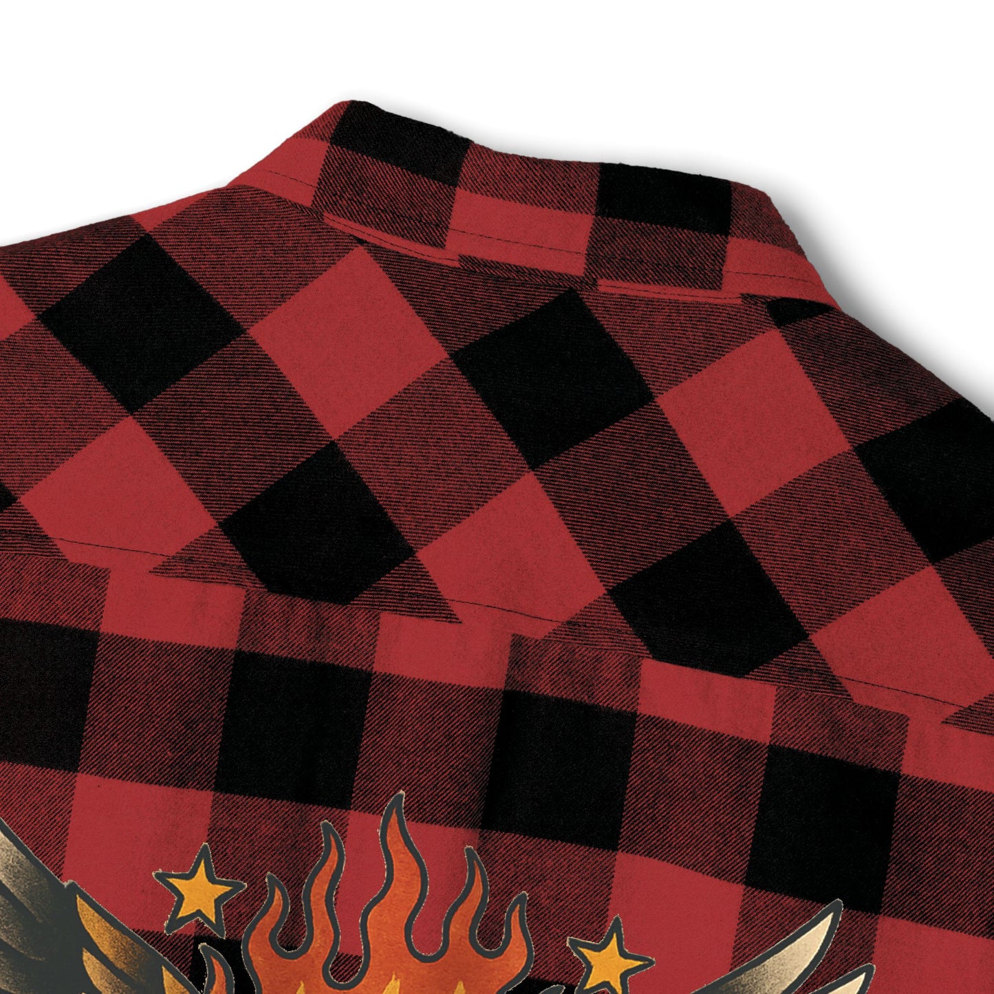 Unisex Flannel Shirt - God, Guns & Glory Design