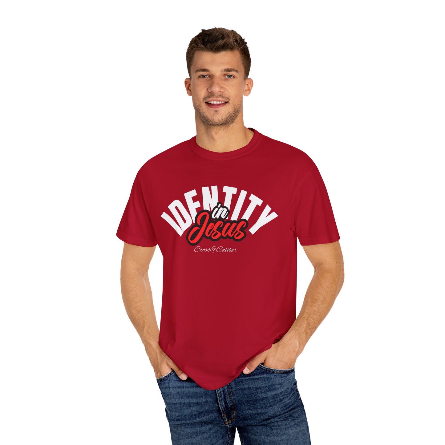Copy of Unisex Garment-Dyed T-Shirt with 'in Jesus' Design, Faith Apparel, Inspirational Tee, Christian Gift, Casual Wear, Everyday Comfort