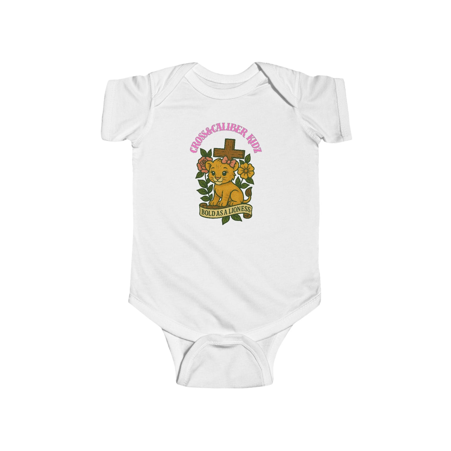 Bold as a Lioness Infant Bodysuit - Cute Animal Baby Outfit