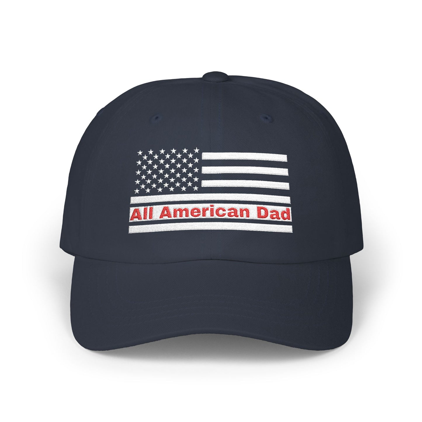All American Dad Cap, Classic Dad Hat, Father’s Day Gift, Patriotic Cap, Everyday Wear, Casual Dad Style