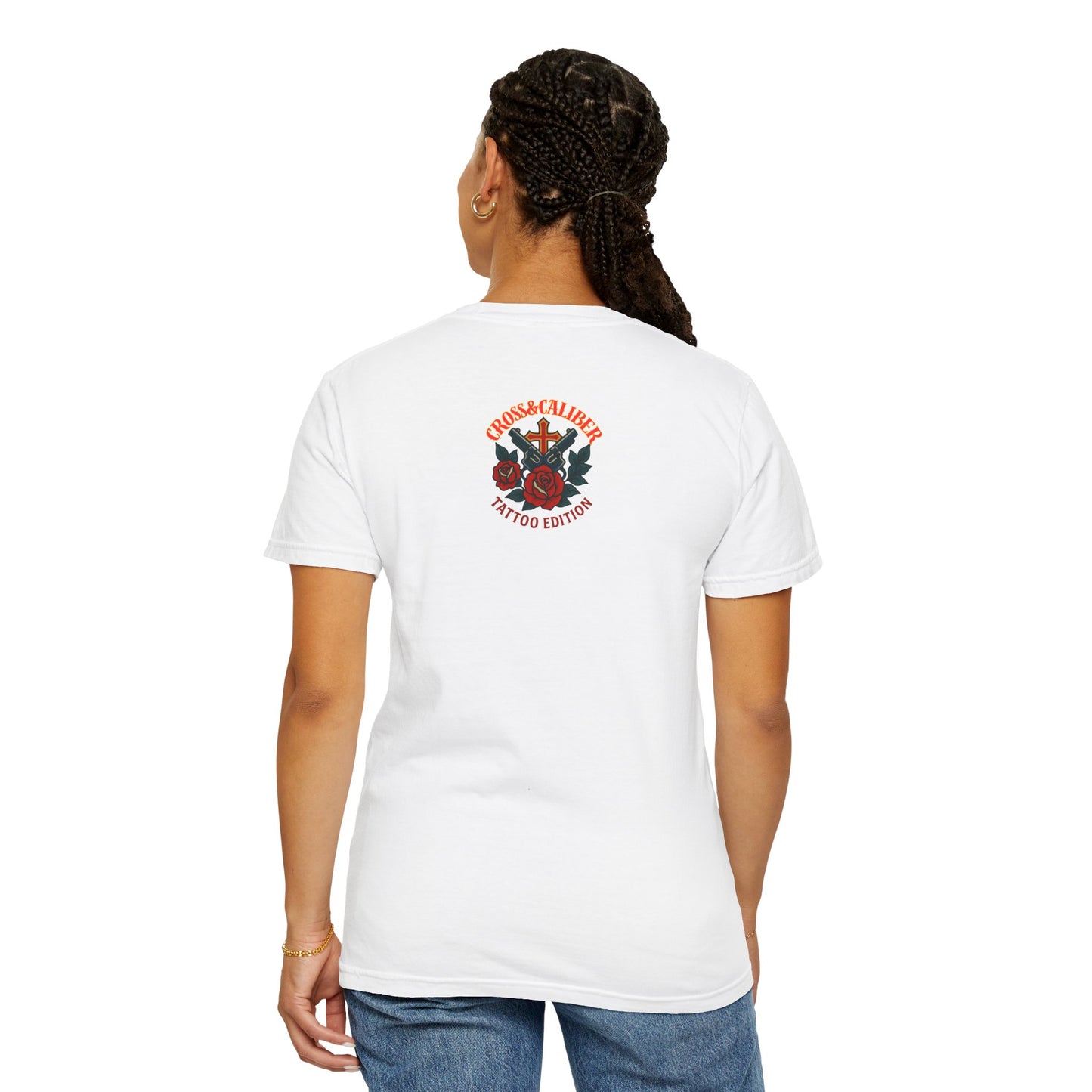 Nautical Tattoo T-Shirt - Cross & Caliber Design
