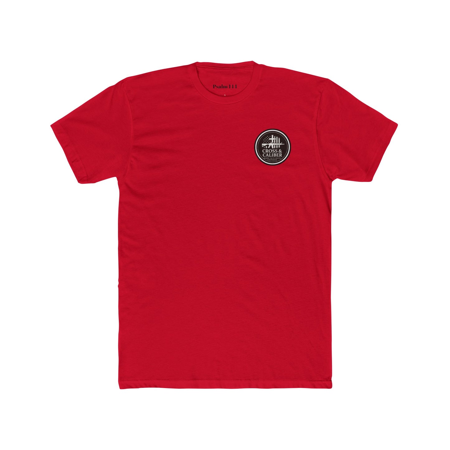 Faith Meets Firepower Tee - Unisex Cotton Crew