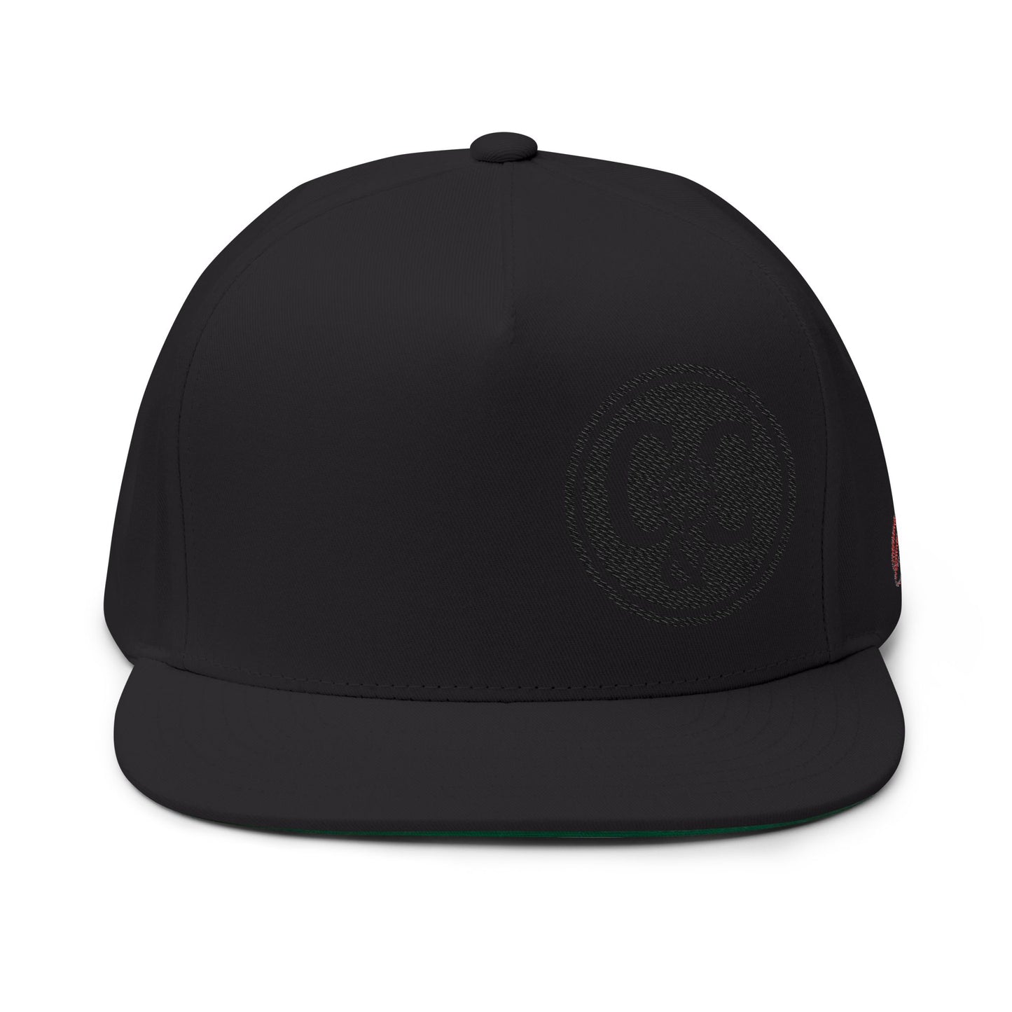 Stylish Embroidered Flat Bill Cap - Perfect for Casual Outings and Special Occasions