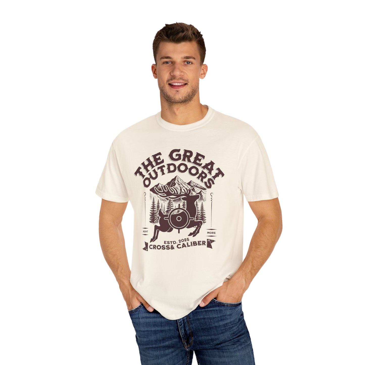 Unisex Outdoor Adventure T-shirt, Great Outdoors Tee, Casual Hiking Shirt, Nature Lover Apparel, Gift for Campers, Environmentalist Clothing