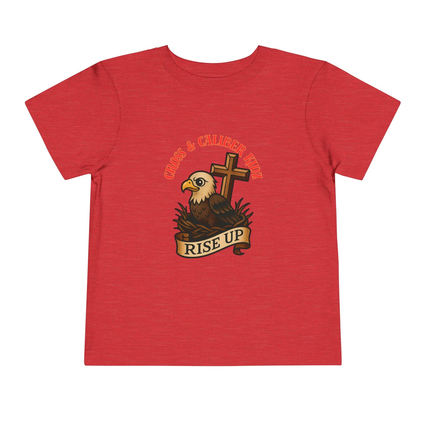 Kids' Eagle 'Rise Up' Short Sleeve Tee - Inspirational Toddler Shirt