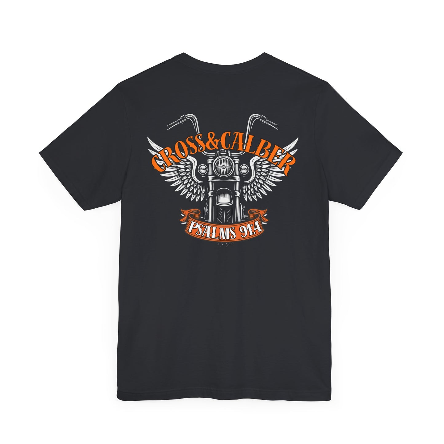 Inspirational Psalms 91:4 Unisex Jersey Tee