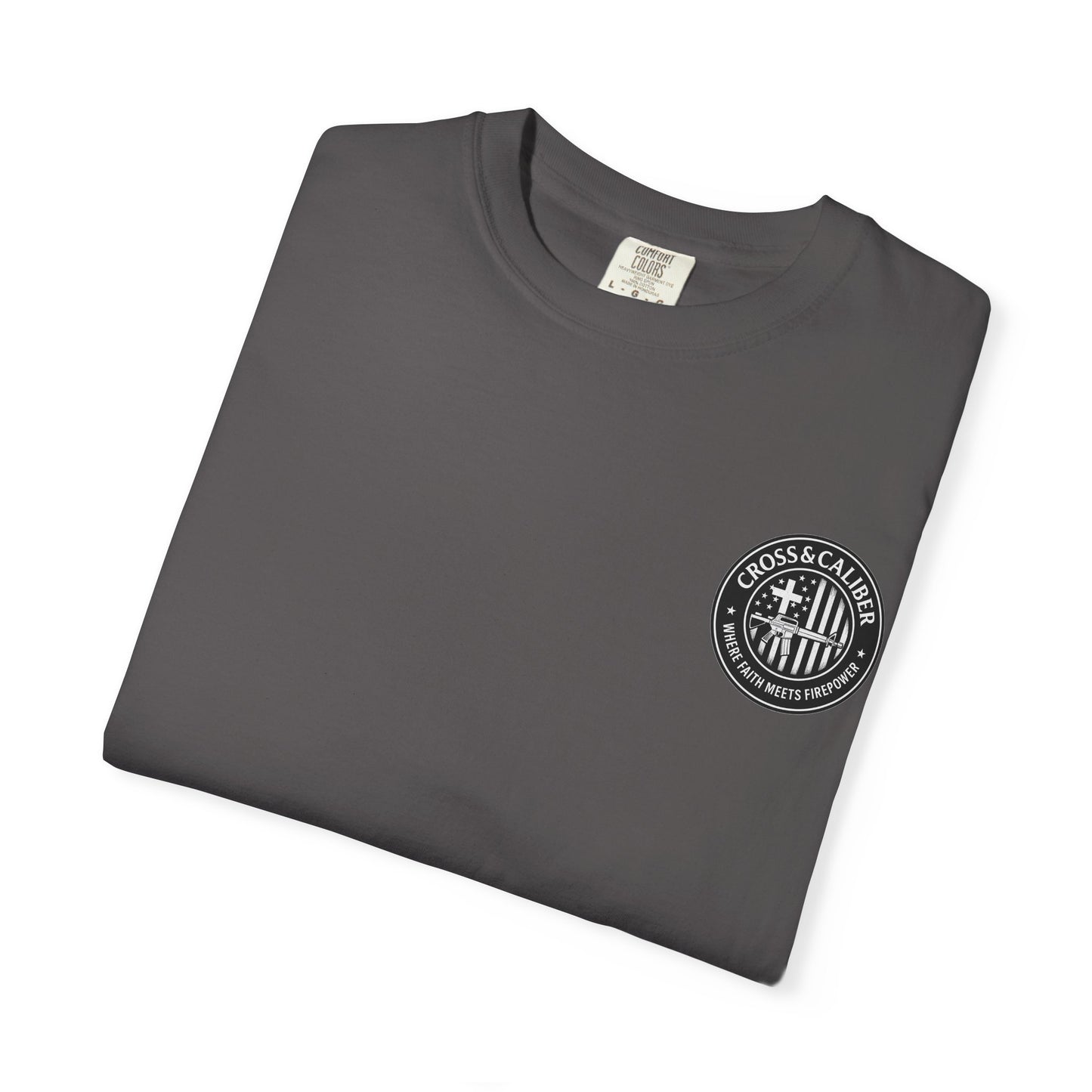 Faith-Focused Unisex Garment-Dyed T-shirt - Cross & Caliber Design