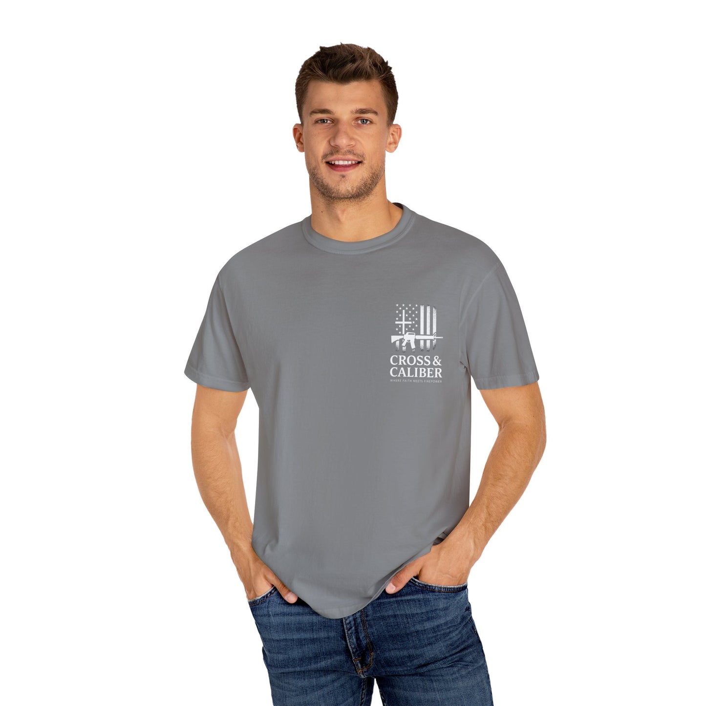 Unisex Garment-Dyed T-Shirt with Artisan Graphic - Casual & Comfy Style