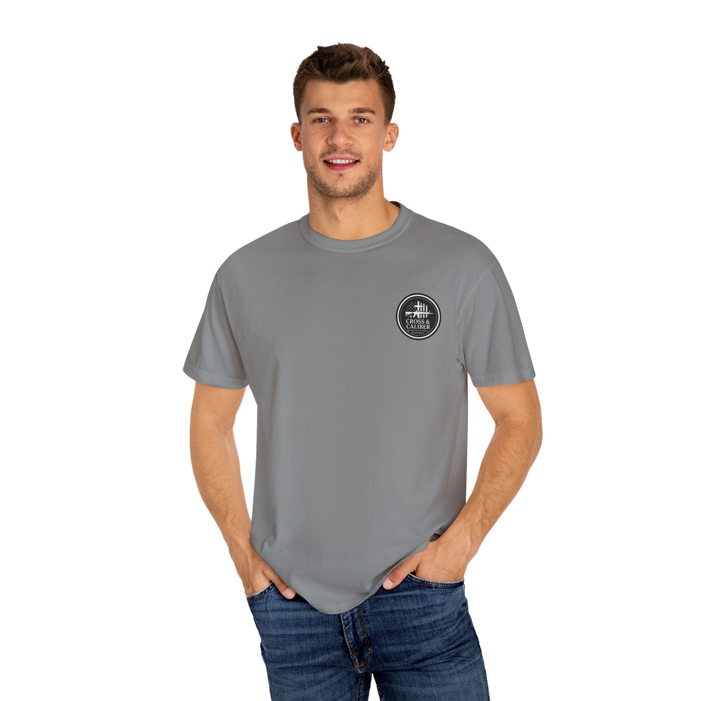 Colossians 3:23 Iron Workers Unisex Garment-Dyed T-Shirt