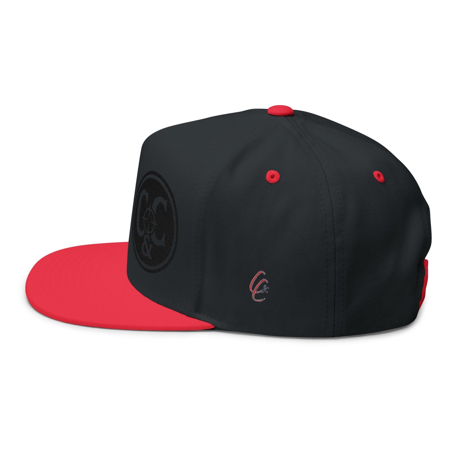Stylish Embroidered Flat Bill Cap - Perfect for Casual Outings and Special Occasions