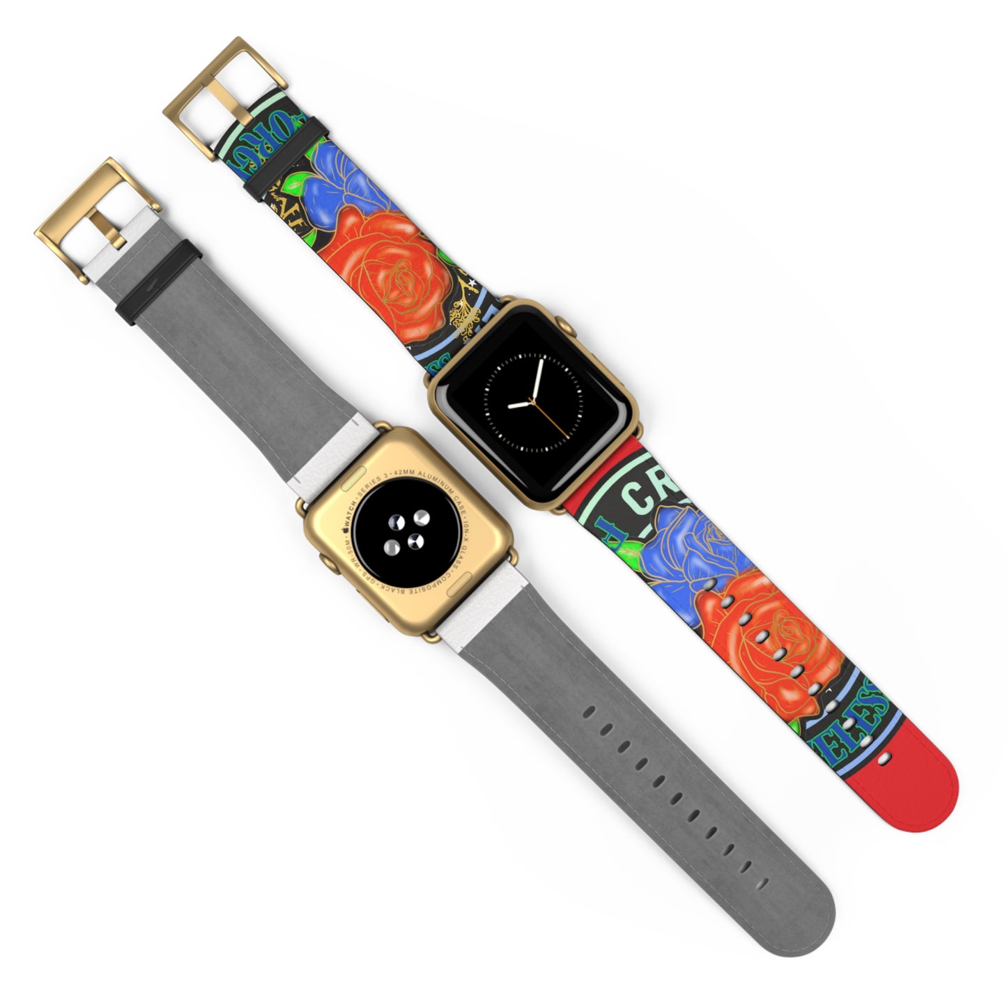Colorful Floral Watch Band - Stylish Accessory for Everyday Wear