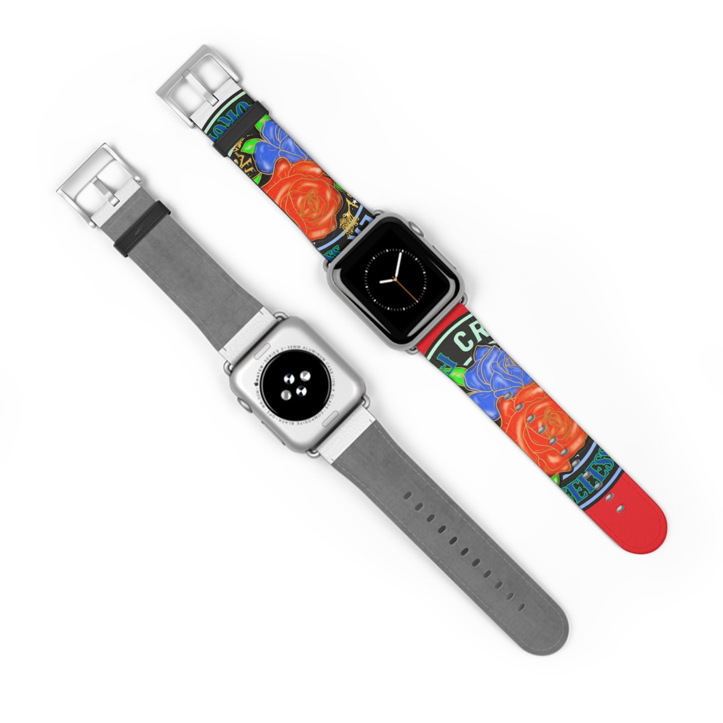 Colorful Floral Watch Band - Stylish Accessory for Everyday Wear