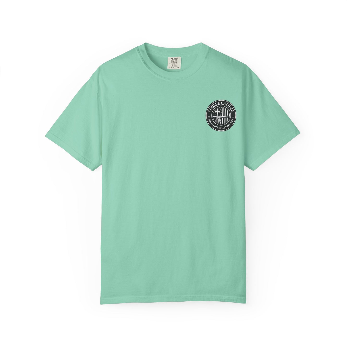 Faith-Focused Unisex Garment-Dyed T-shirt - Cross & Caliber Design