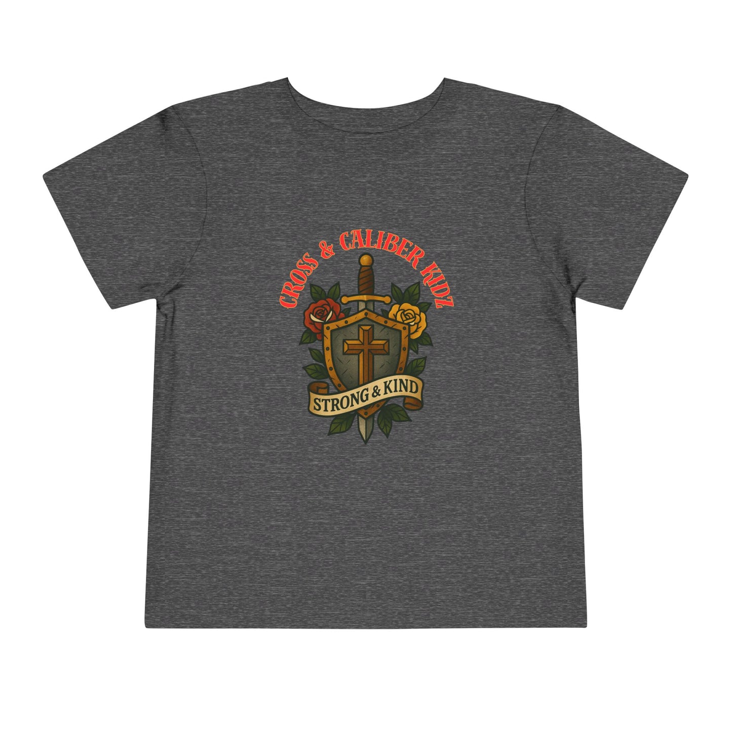 Cross & Caliber Kidz Toddler Tee - Strong & Kind Design