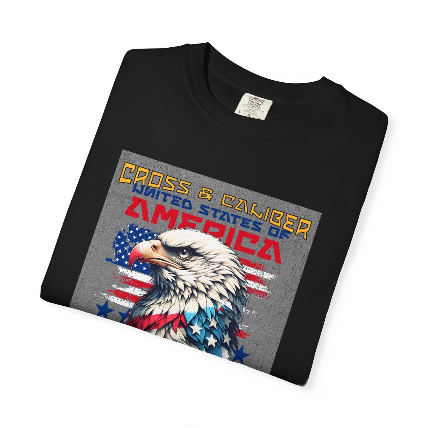 Patriotic Eagle T-Shirt, God Bless America Tee, Unisex Graphic Shirt, 4th of July Apparel, American Flag Clothing