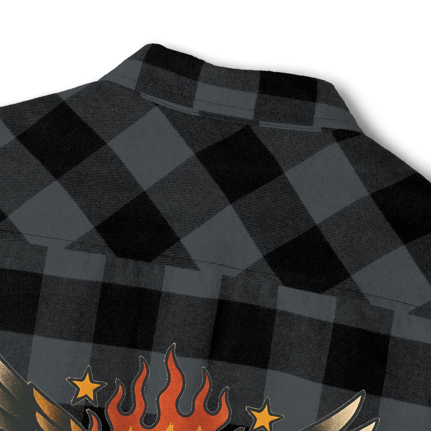 Unisex Flannel Shirt - God, Guns & Glory Design