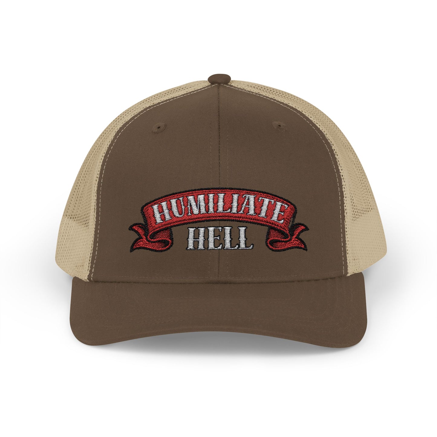 Humble Hell Snapback Trucker Cap, Adjustable Cap, Casual Headwear, Gift for Him, Everyday Style, Festival Gear