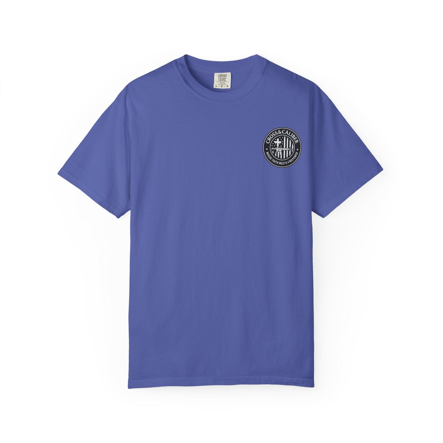 Faith-Focused Unisex Garment-Dyed T-shirt - Cross & Caliber Design