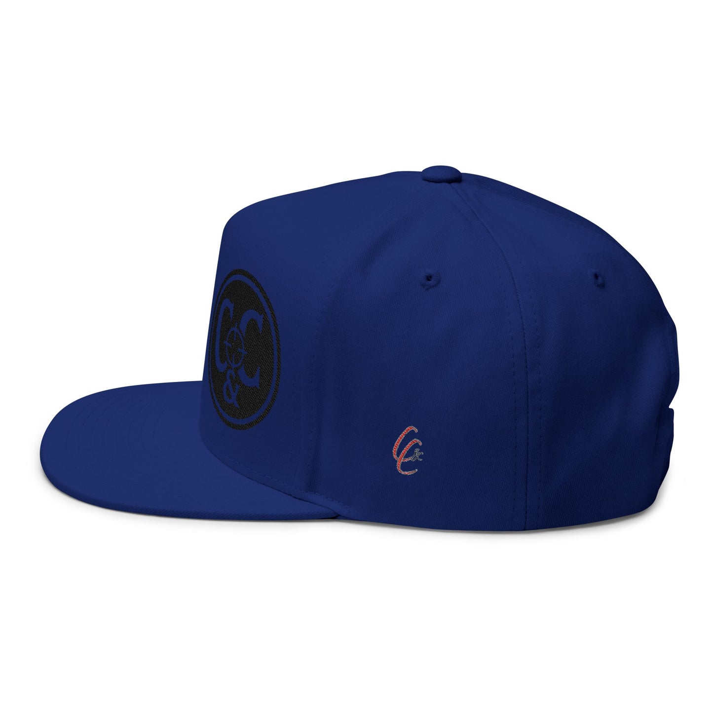 Stylish Embroidered Flat Bill Cap - Perfect for Casual Outings and Special Occasions