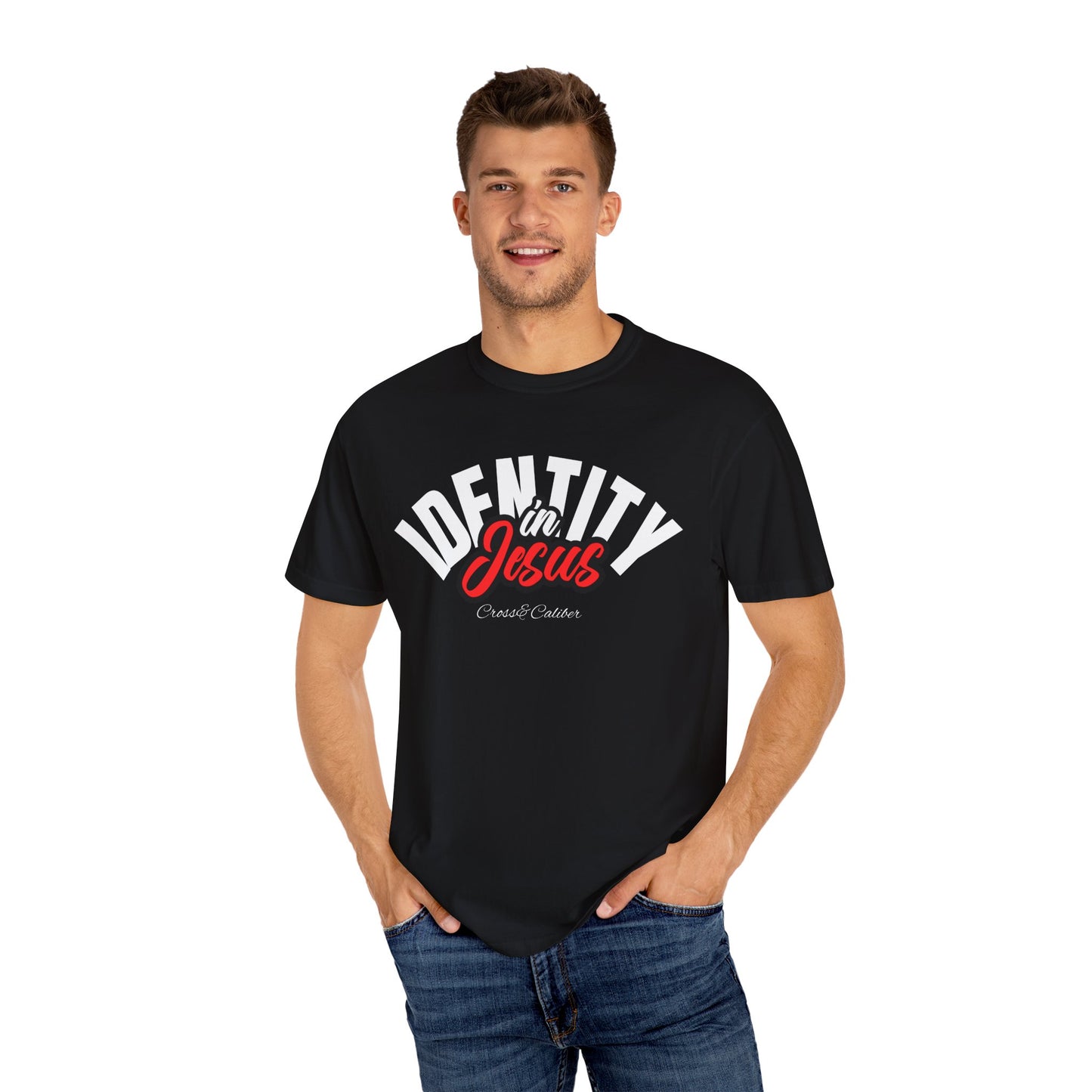Copy of Unisex Garment-Dyed T-Shirt with 'in Jesus' Design, Faith Apparel, Inspirational Tee, Christian Gift, Casual Wear, Everyday Comfort