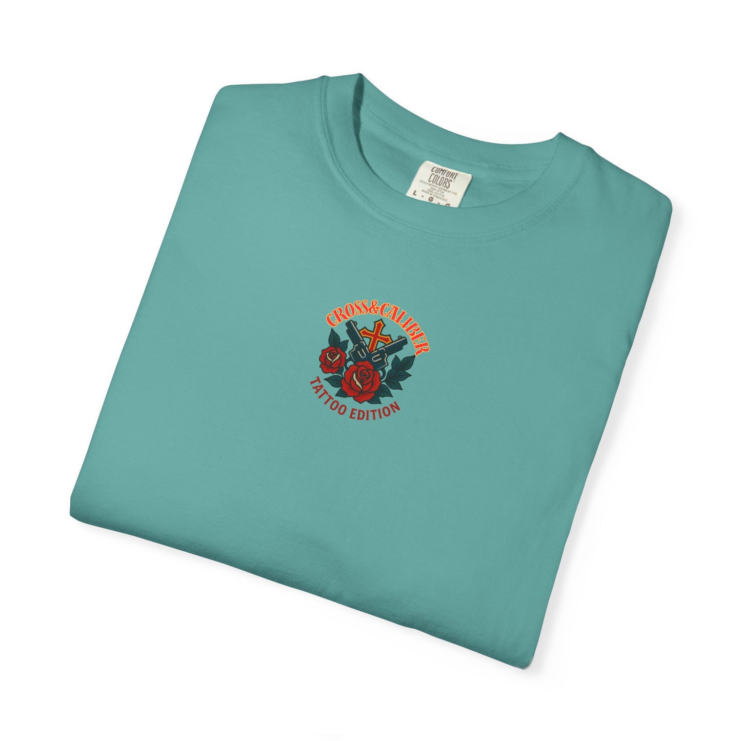 God, Guns & Glory Unisex Garment-Dyed T-Shirt – Vintage Patriotic Style