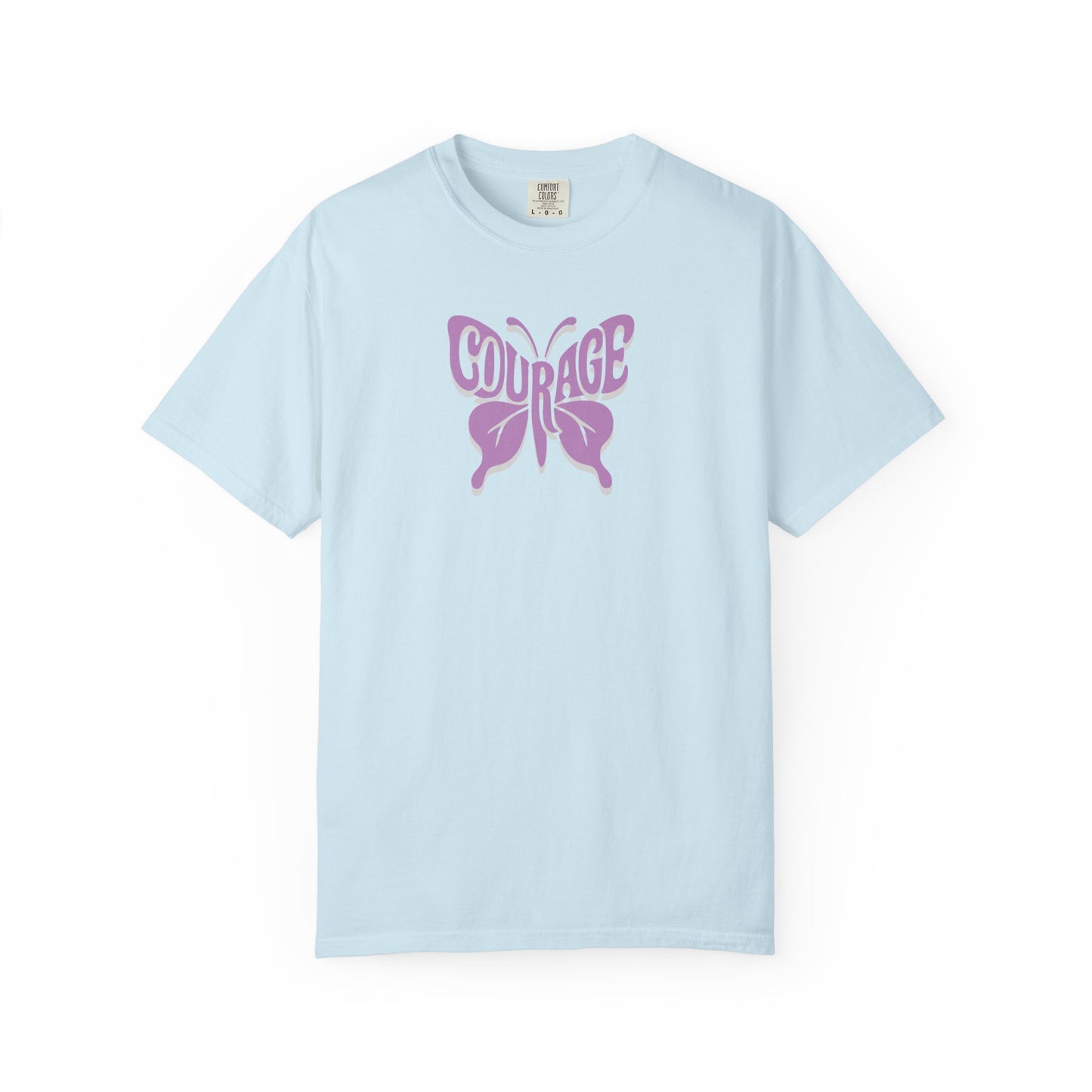 Courage Butterfly T-Shirt, Inspirational Tee, Unisex Graphic Shirt, Motivation Gift, Empowerment Apparel, Butterfly Design