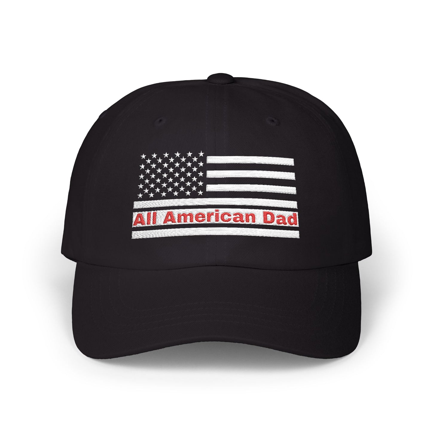 All American Dad Cap, Classic Dad Hat, Father’s Day Gift, Patriotic Cap, Everyday Wear, Casual Dad Style