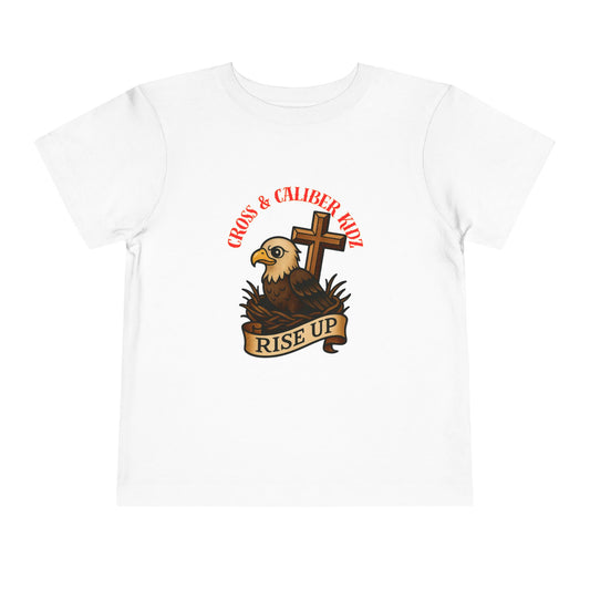 Kids' Eagle 'Rise Up' Short Sleeve Tee - Inspirational Toddler Shirt