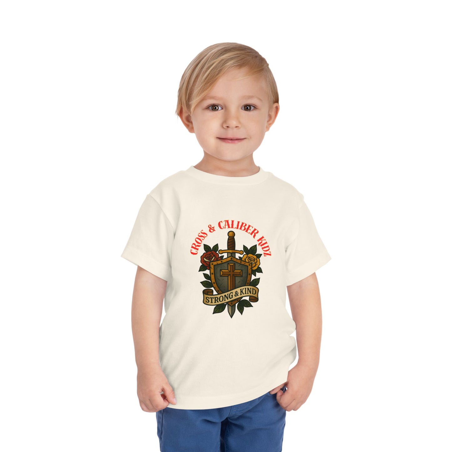 Cross & Caliber Kidz Toddler Tee - Strong & Kind Design