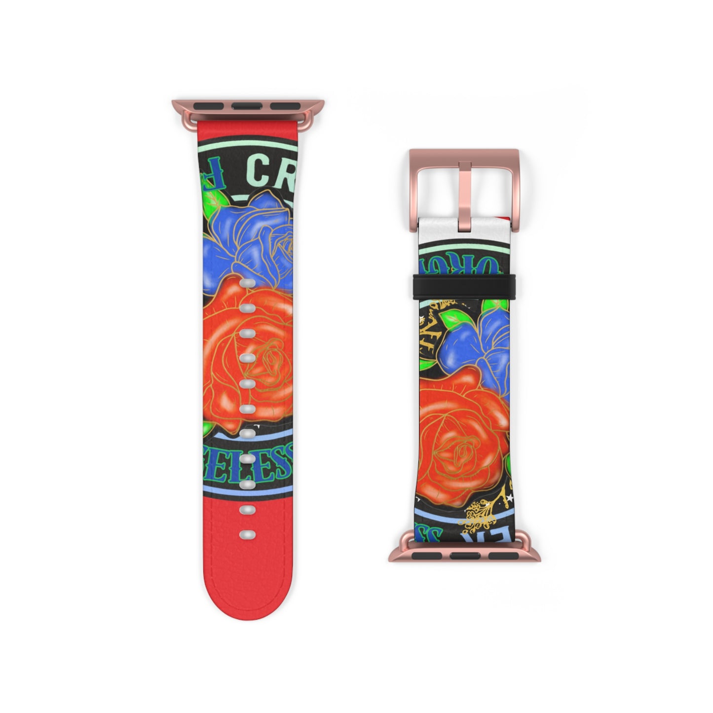 Colorful Floral Watch Band - Stylish Accessory for Everyday Wear