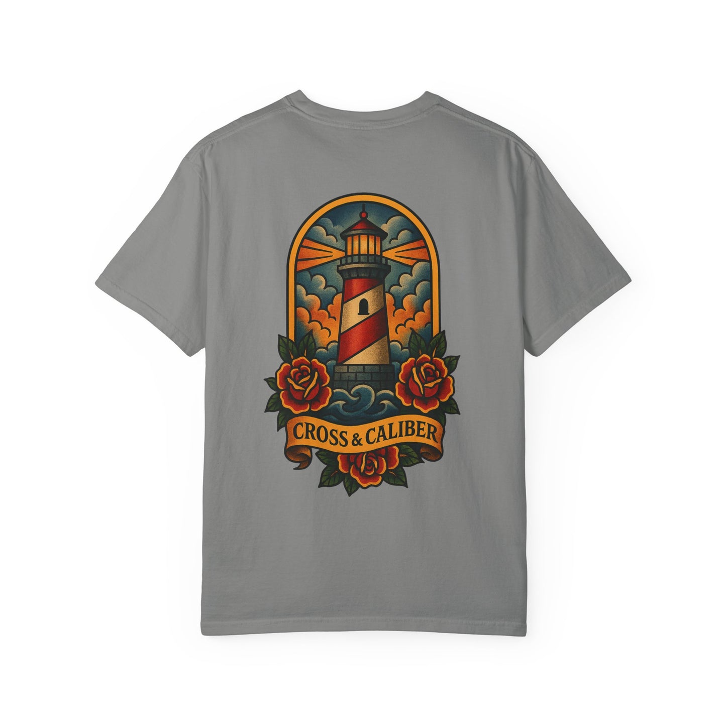 Vintage Lighthouse Unisex T-Shirt - Cross & Caliber Edition