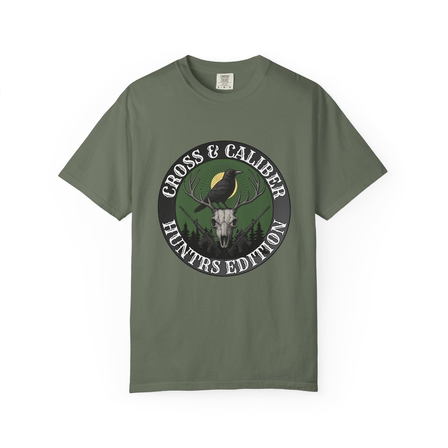 Hunting Themed Unisex T-Shirt | Cross & Caliber | Gift for Hunters | Outdoor Wear | Nature Lover Tee, Casual Style, Hunting Apparel