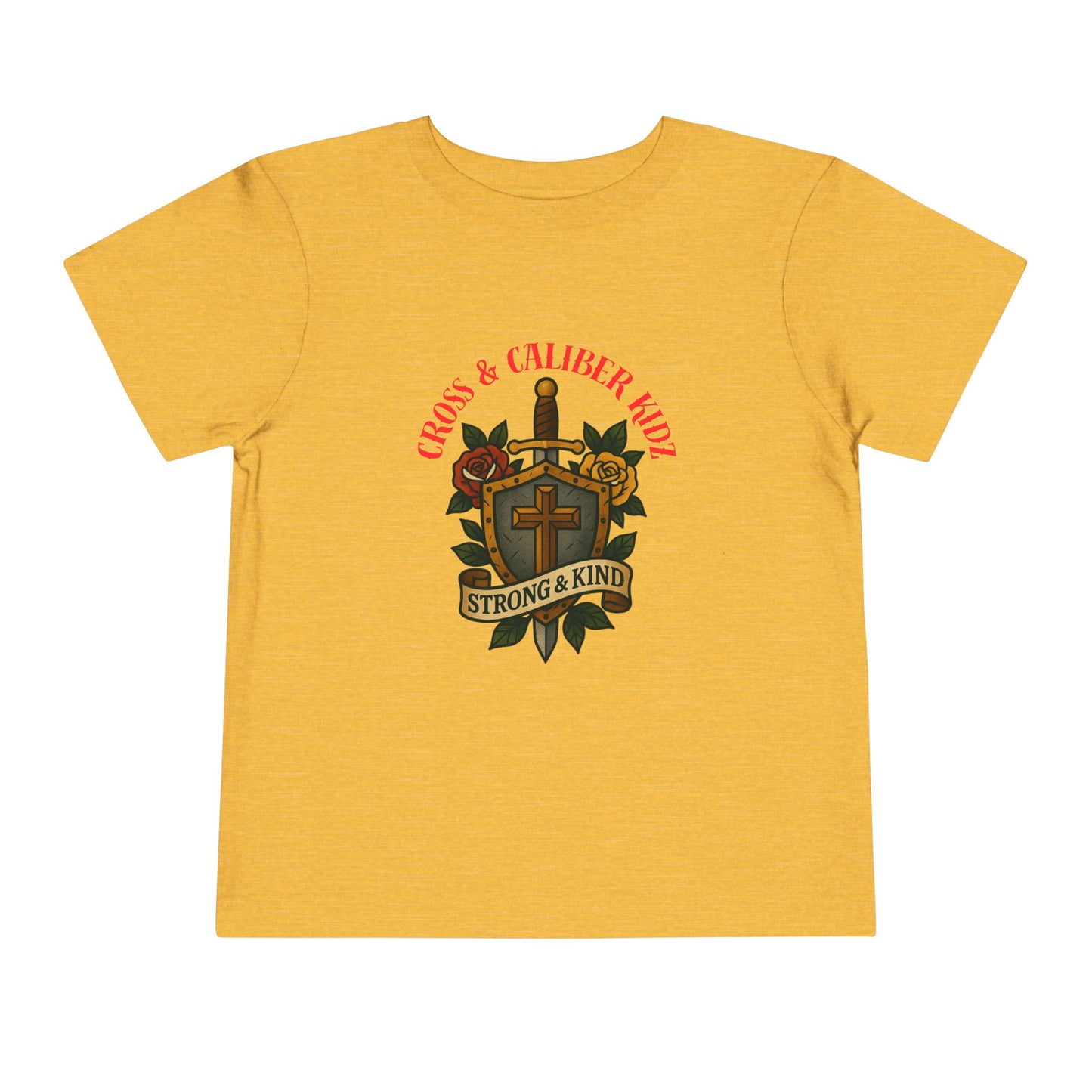 Cross & Caliber Kidz Toddler Tee - Strong & Kind Design