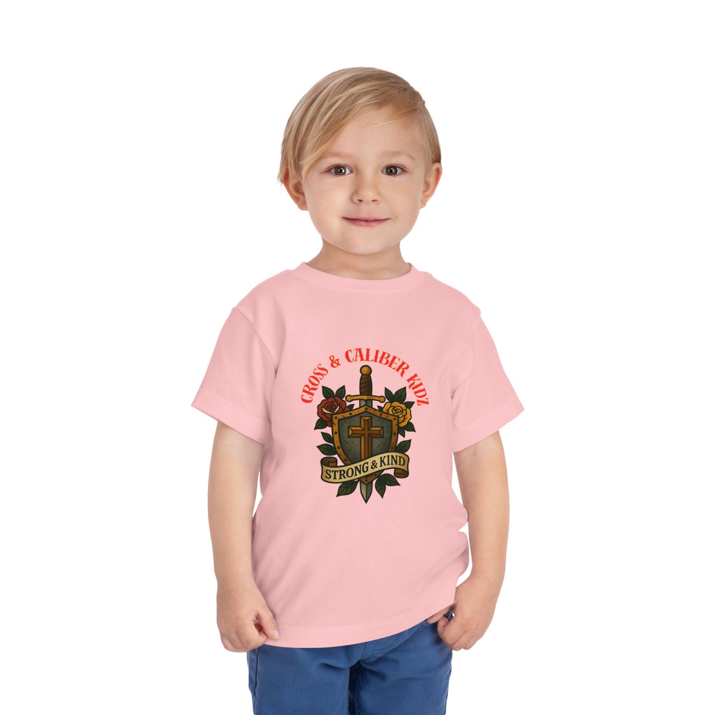 Cross & Caliber Kidz Toddler Tee - Strong & Kind Design