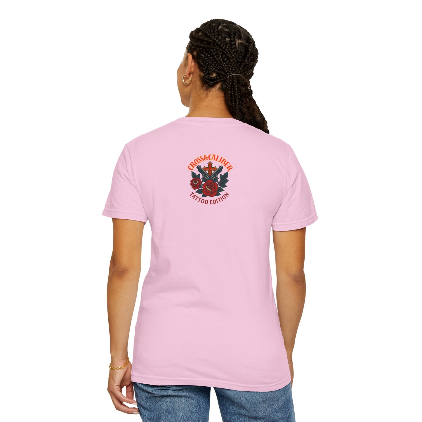 Nautical Tattoo T-Shirt - Cross & Caliber Design