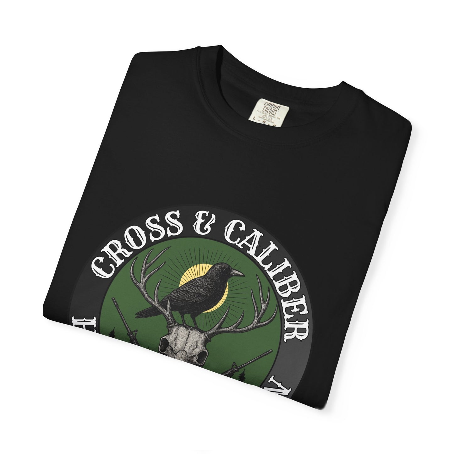Hunting Themed Unisex T-Shirt | Cross & Caliber | Gift for Hunters | Outdoor Wear | Nature Lover Tee, Casual Style, Hunting Apparel