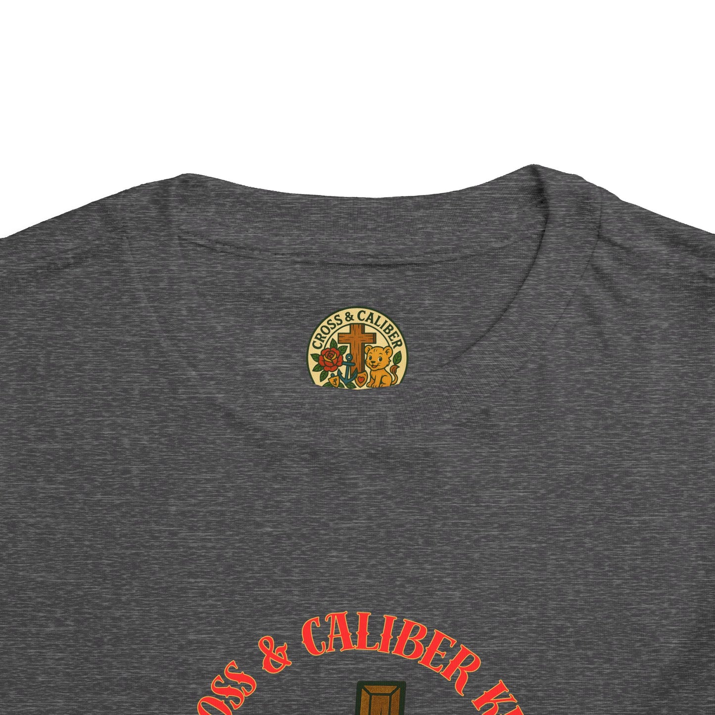 Bold as a Lion Toddler Tee - Cute Christian Graphic Shirt for Kids