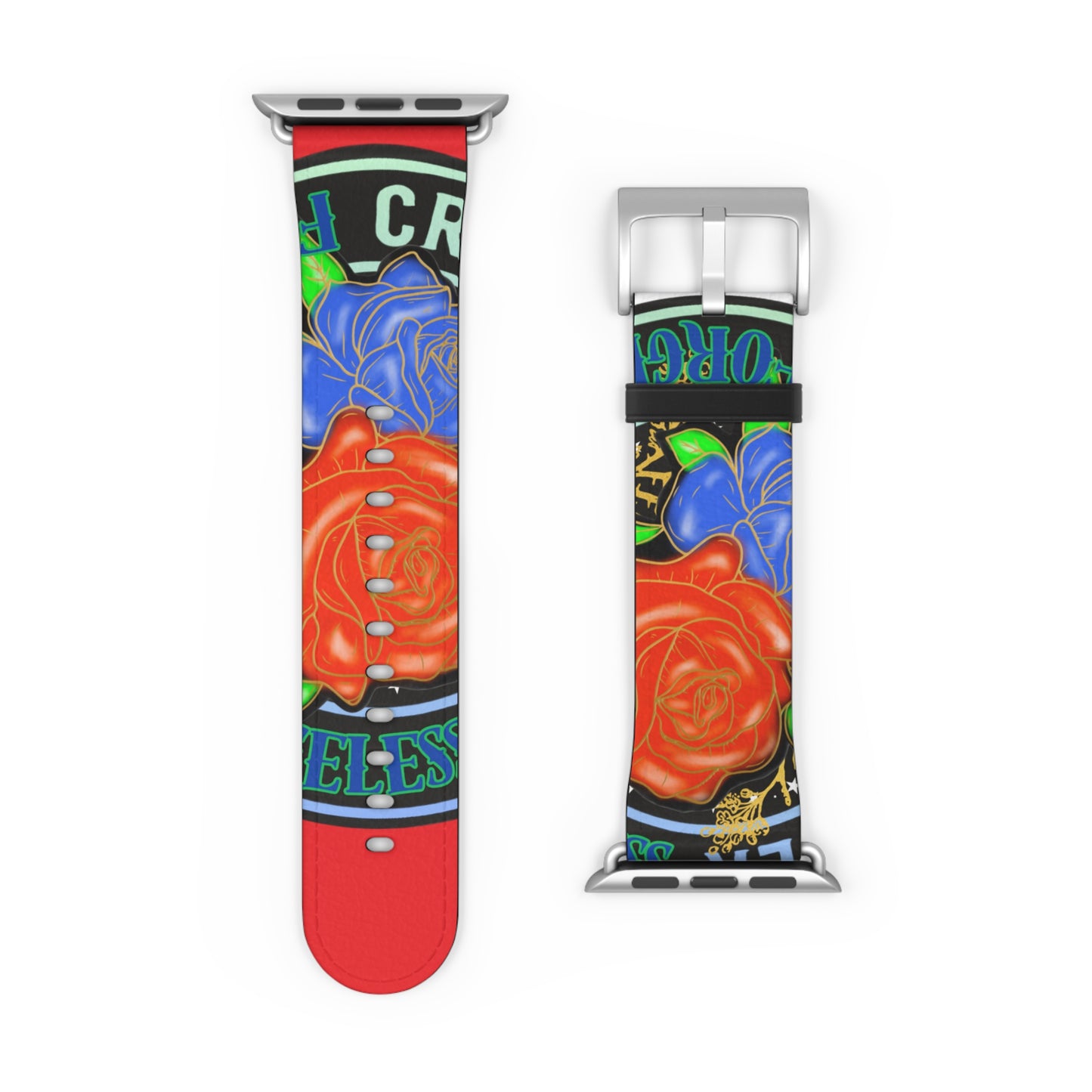 Colorful Floral Watch Band - Stylish Accessory for Everyday Wear