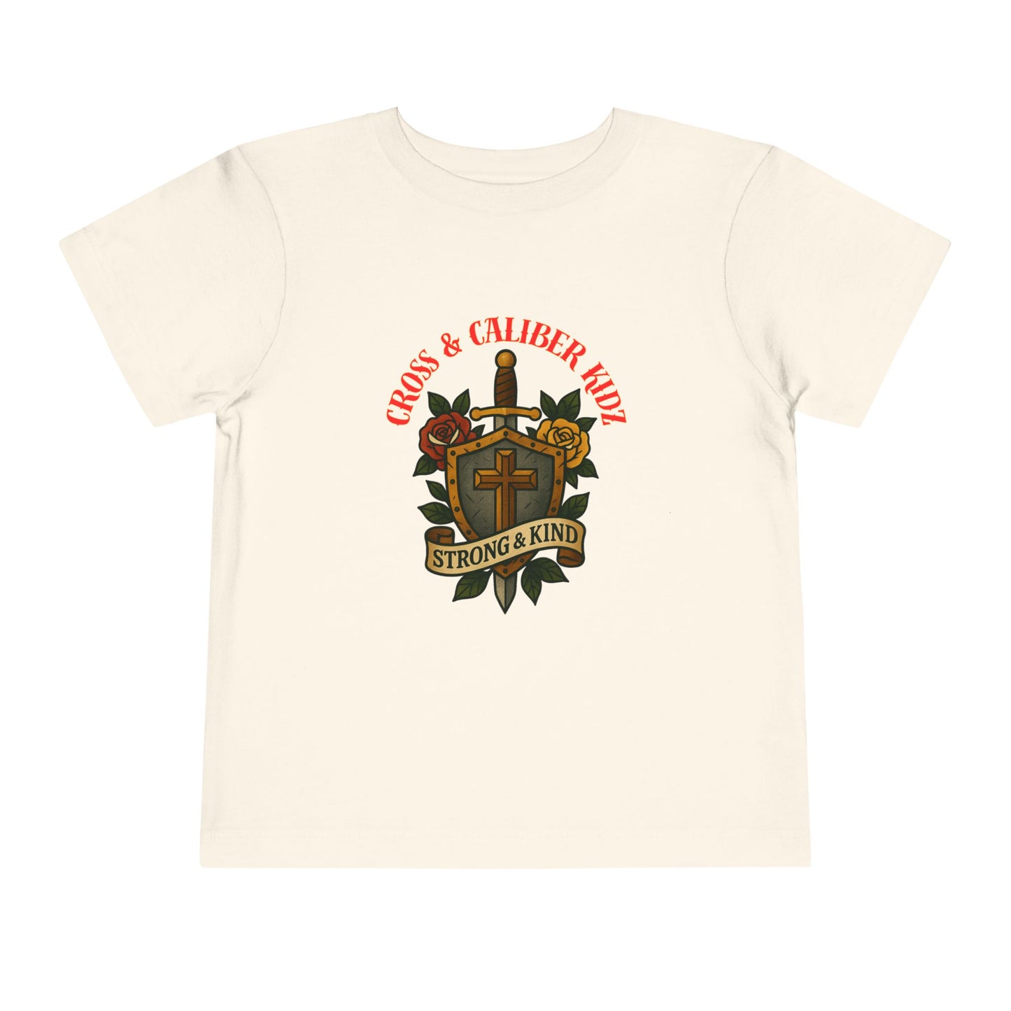 Cross & Caliber Kidz Toddler Tee - Strong & Kind Design