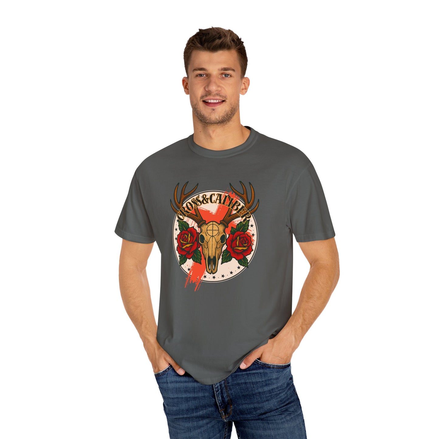 Rustic Graphic T-Shirt, Vintage Style Tee, Men's Women's, Nature Lover Gift, Halloween Apparel, Music Festival Gear, Boho Chic Fashion
