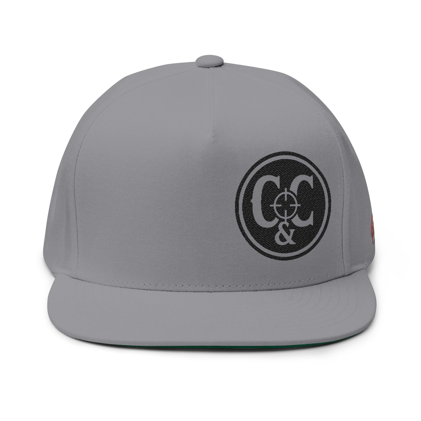 Stylish Embroidered Flat Bill Cap - Perfect for Casual Outings and Special Occasions