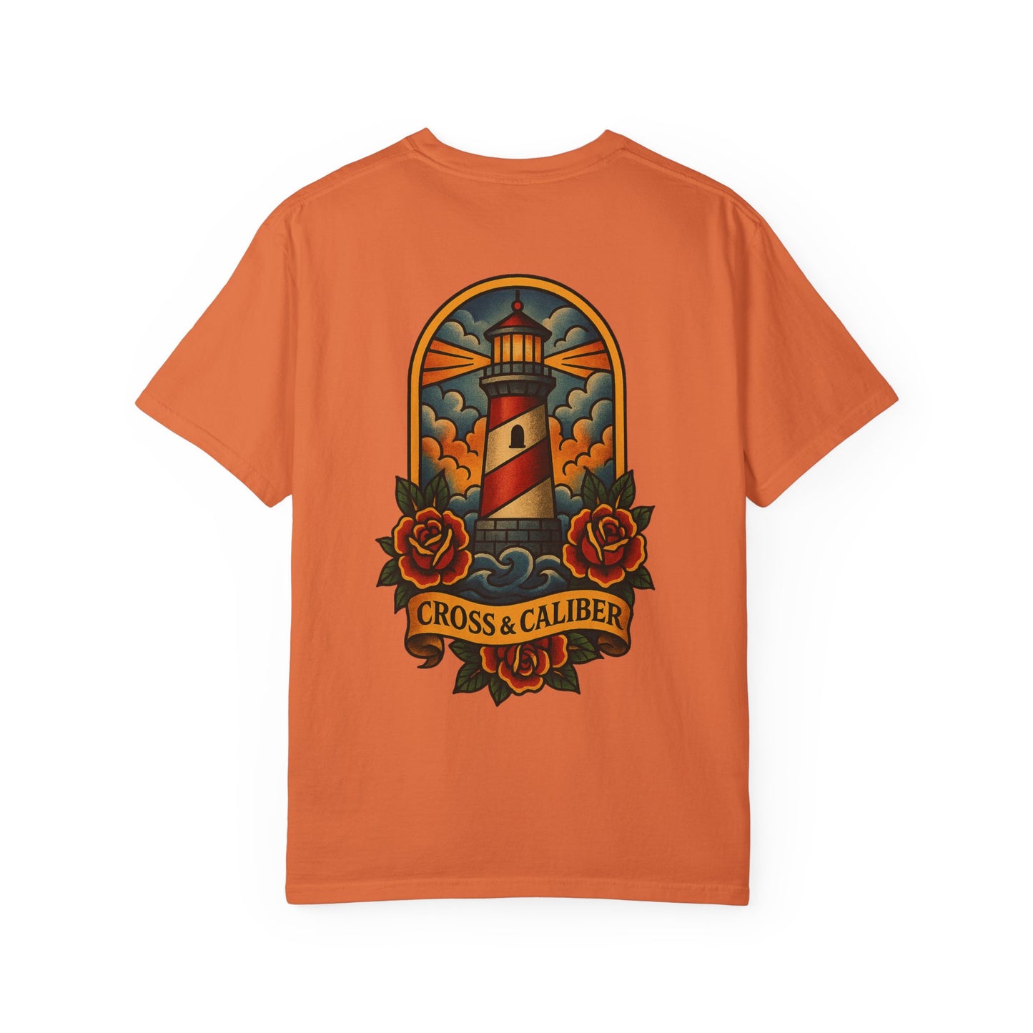 Vintage Lighthouse Unisex T-Shirt - Cross & Caliber Edition