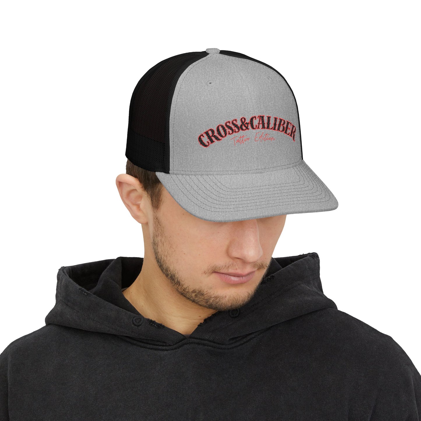 Embroidered Snapback Trucker Cap - Cool Casual Style for Outdoors