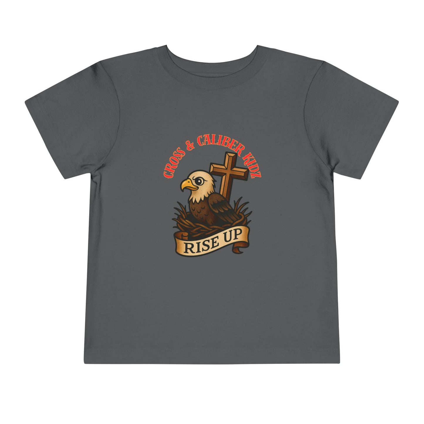 Kids' Eagle 'Rise Up' Short Sleeve Tee - Inspirational Toddler Shirt