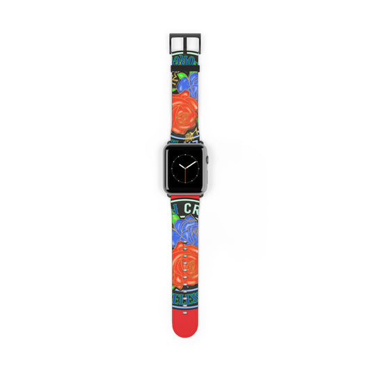 Colorful Floral Watch Band - Stylish Accessory for Everyday Wear