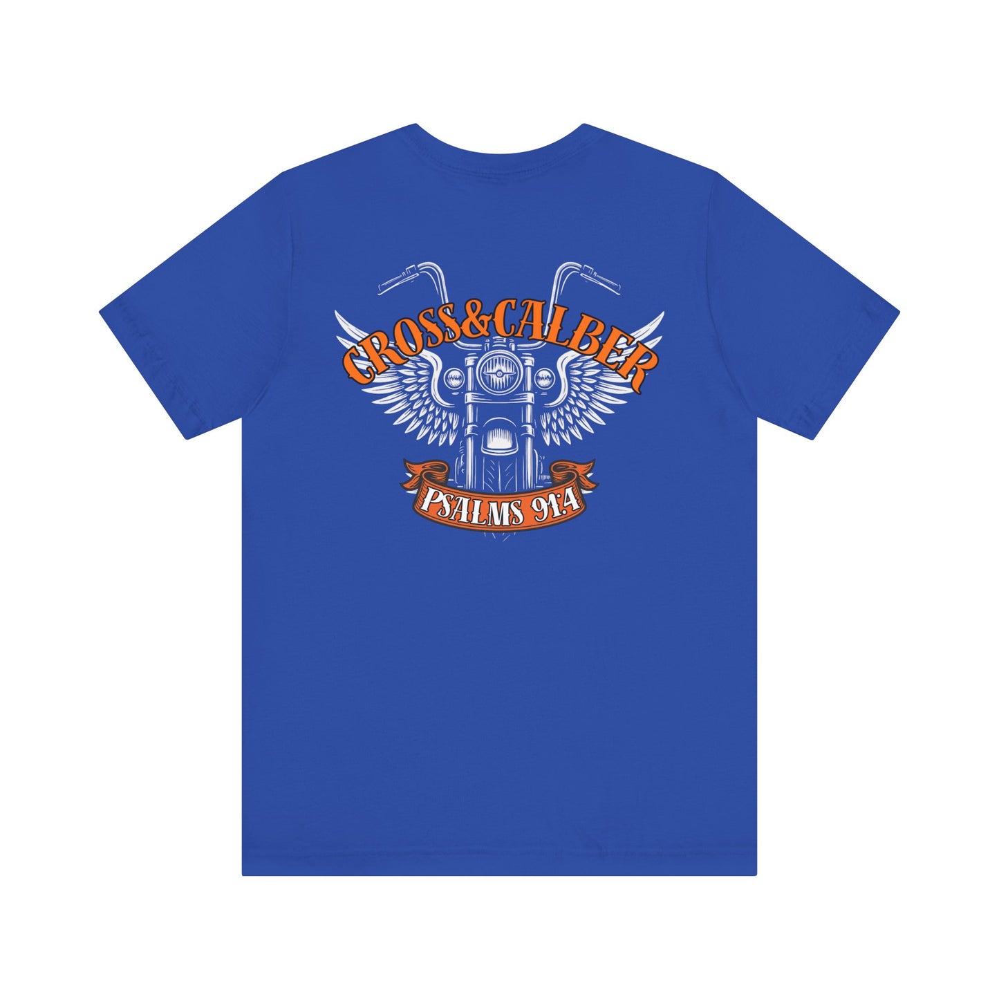 Inspirational Psalms 91:4 Unisex Jersey Tee