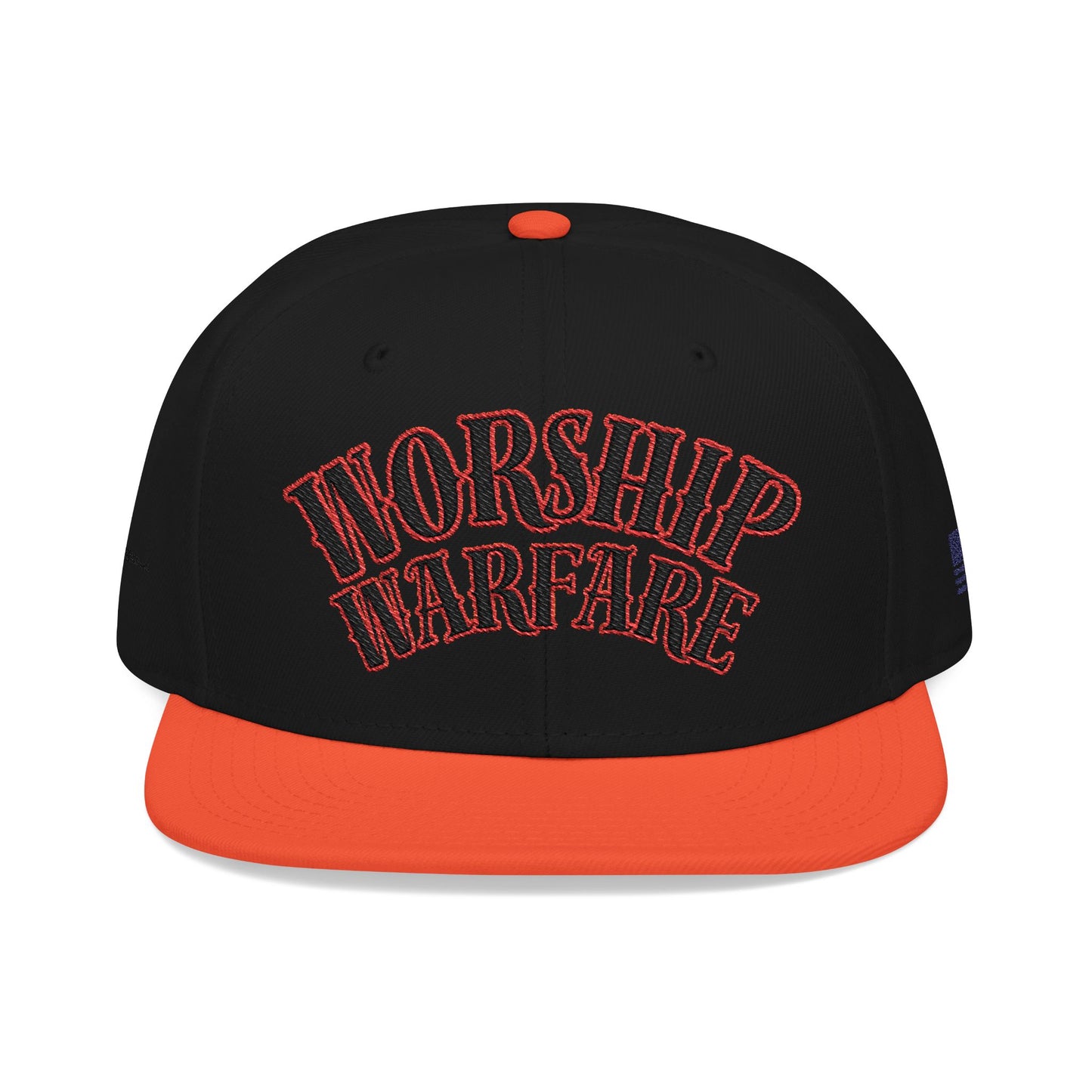 Worship Warfare Snapback Cap - Embroidered Hat for Faith & Style